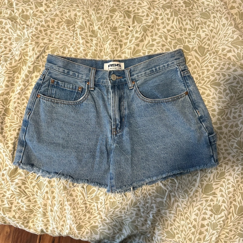 Low Rise Carpenter Jean Shorts